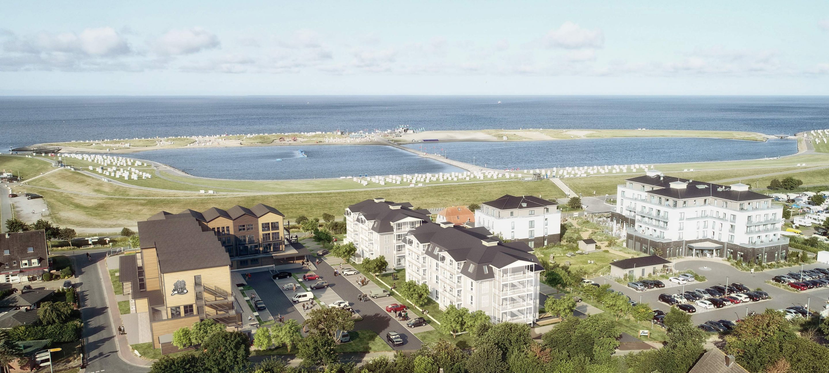 Appartementkomplex Bretterbude in Büsum an der Nordsee
